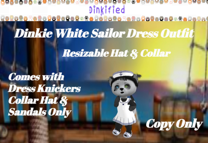 White Sailor Squab Set main image 1